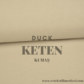Duck Keten Kumaş Düz Renk