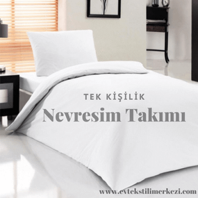 Otel Nevresim Takımı Tek Kişilik 60 Tel